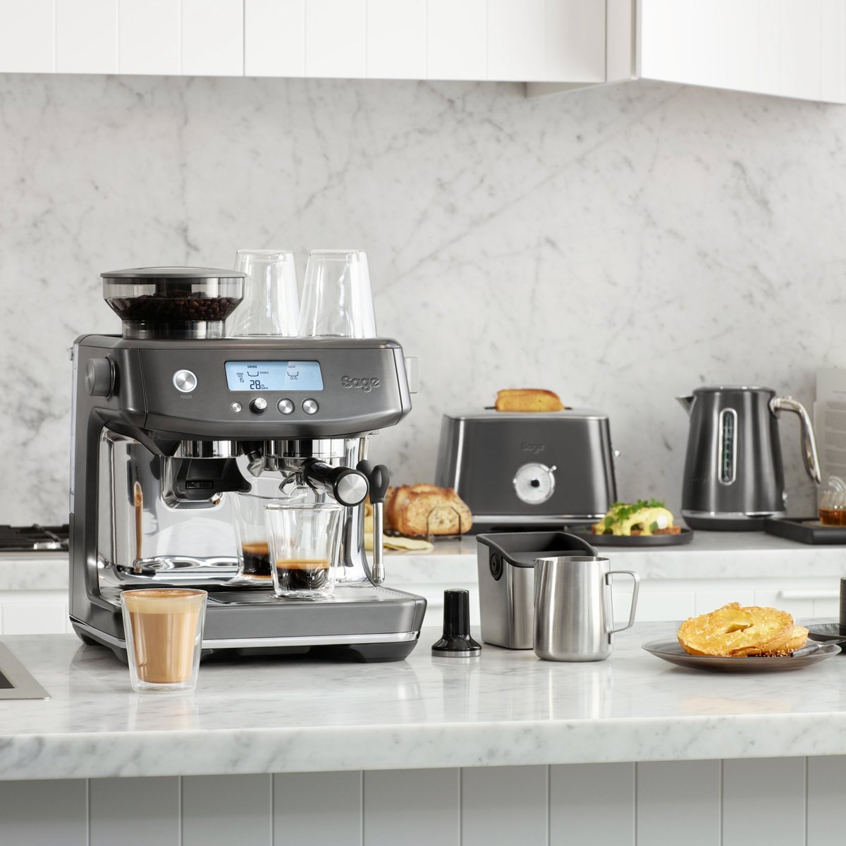 SES878BST Barista Pro -espressokone, harmaa