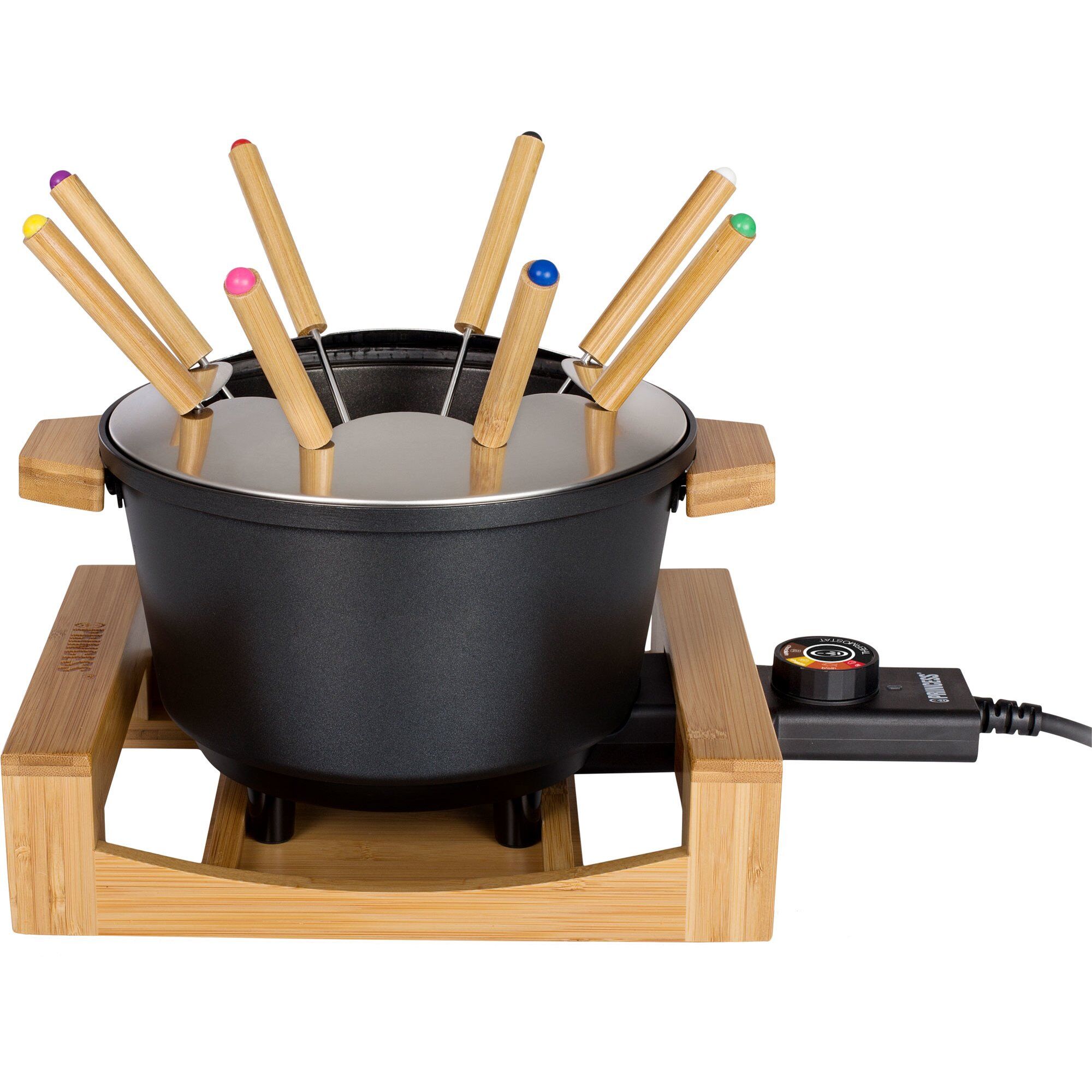 Pure fondueset, svart