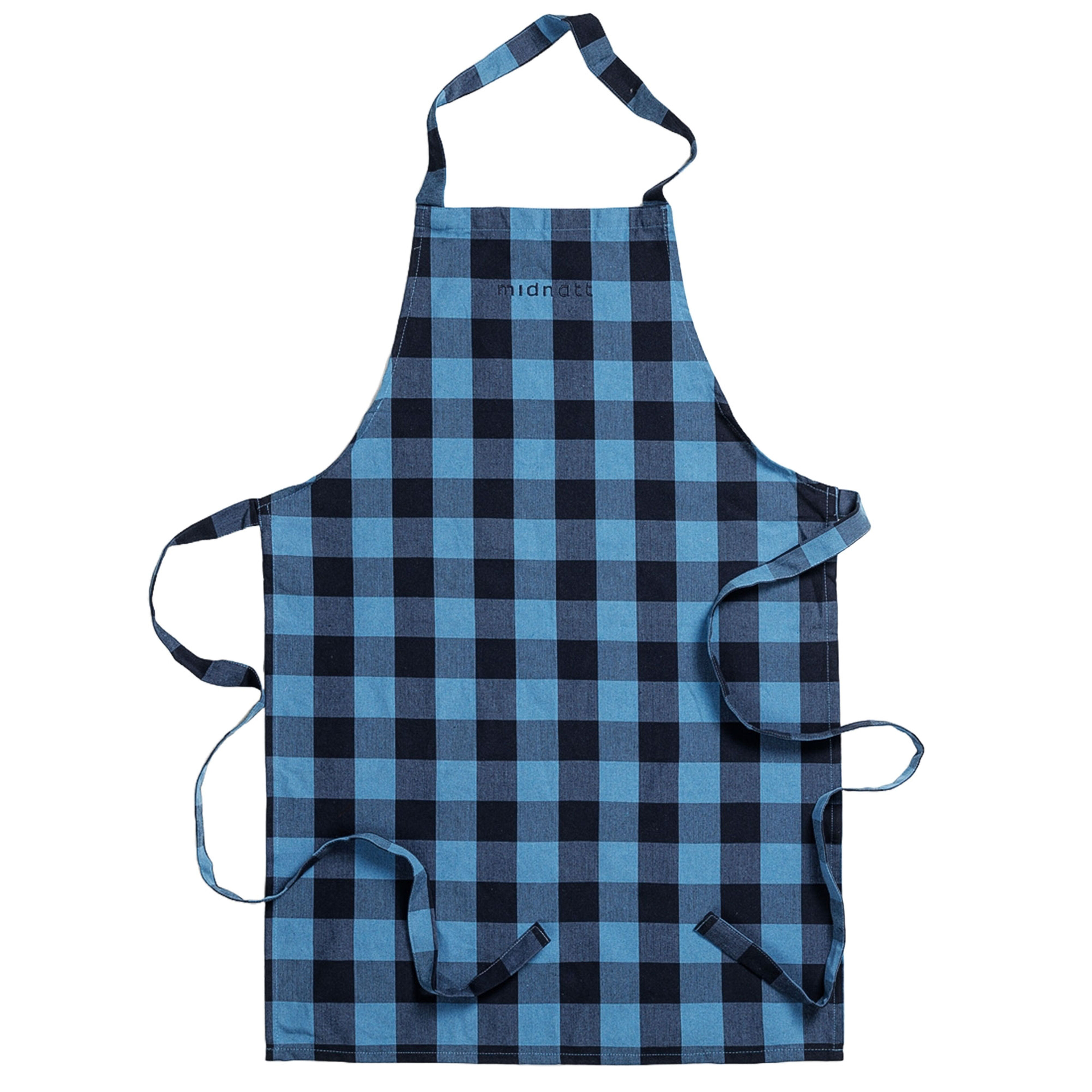 Förkläde, blårutig
