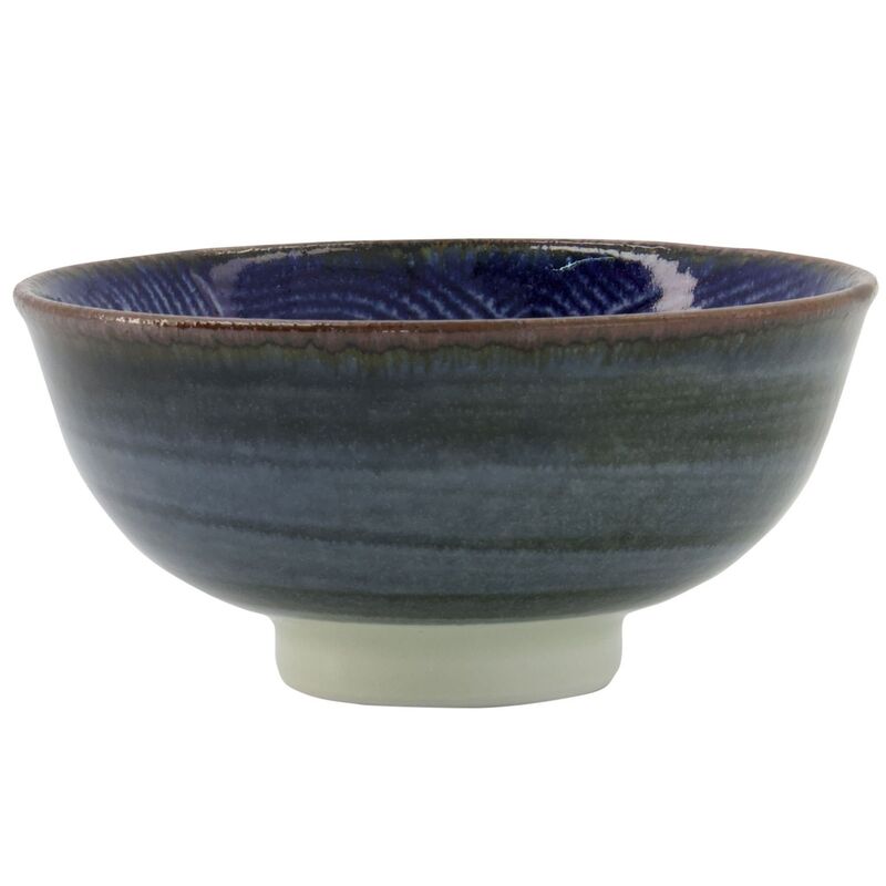 Seigaiha Blue skål 12 cm