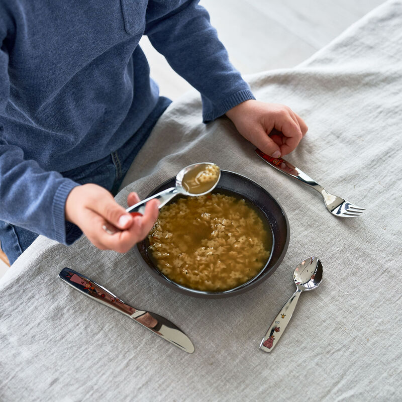 Prinsessan Emilie barnbestick 4 delar, rostfritt stål