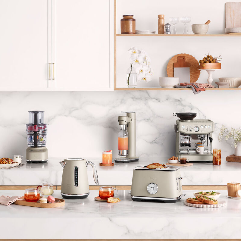 SES876ALM Barista Express Impress espressokone, almondy nougat