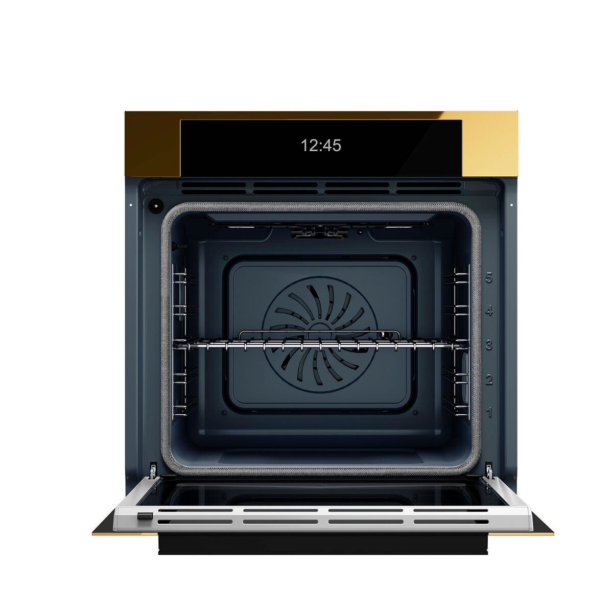 FMOD6117PTG3 Modern innbyggingsovn med pyrolyse 80 liter, gull