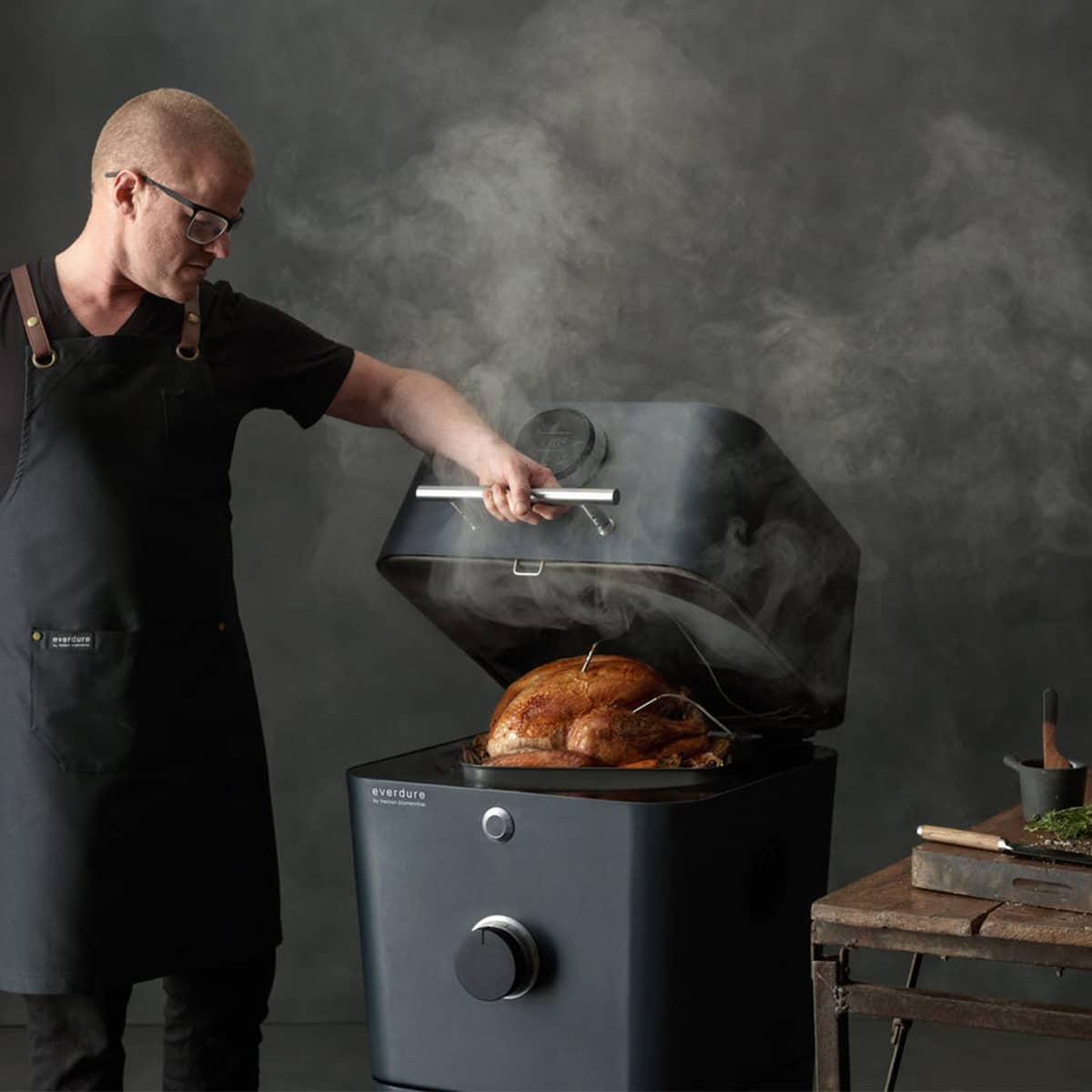 4K HBCE4KGEU Kulgrill, hvid