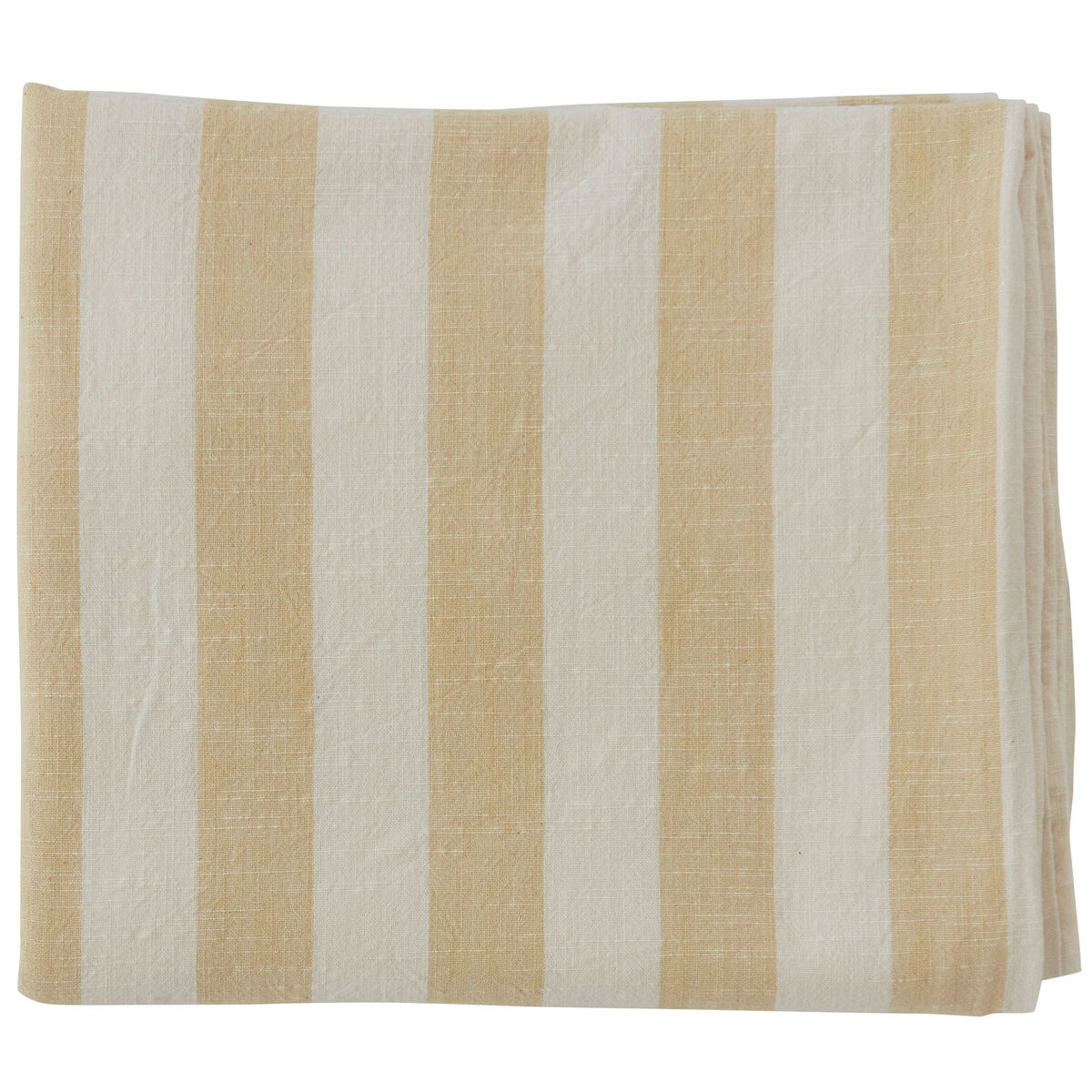 Stripete duk 260 x 140 cm, vanilla
