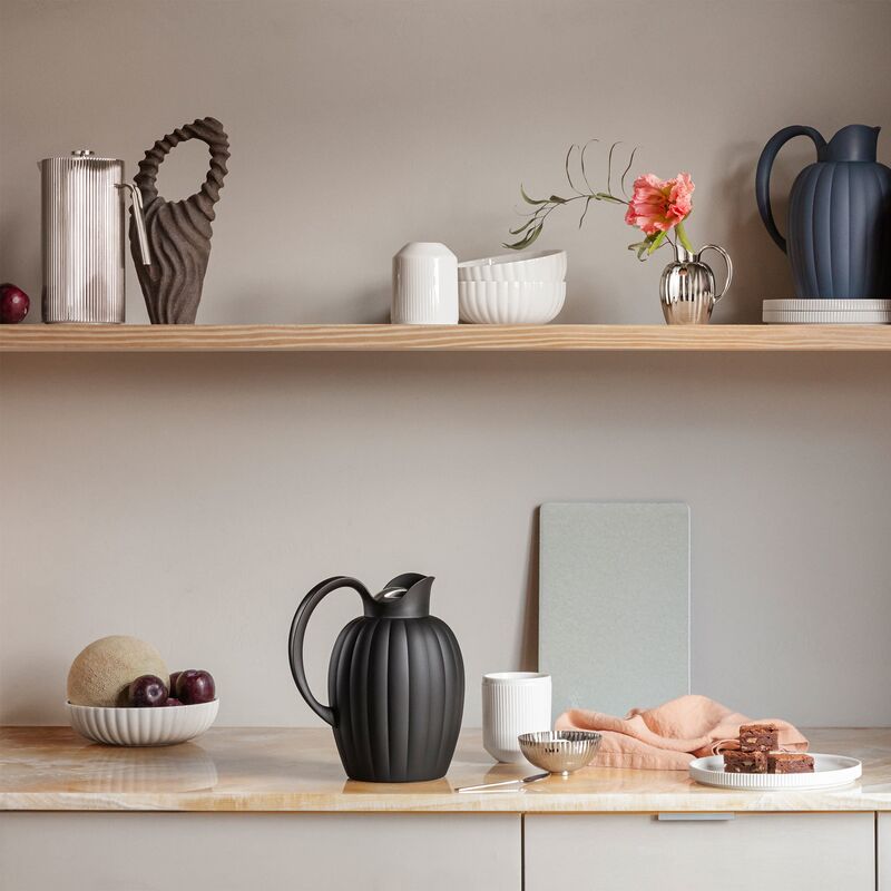 Bernadotte Termokanne 1 liter, svart