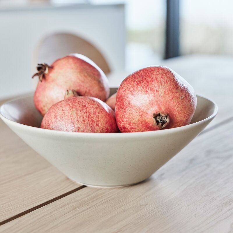 skål medium 15 cm, vit