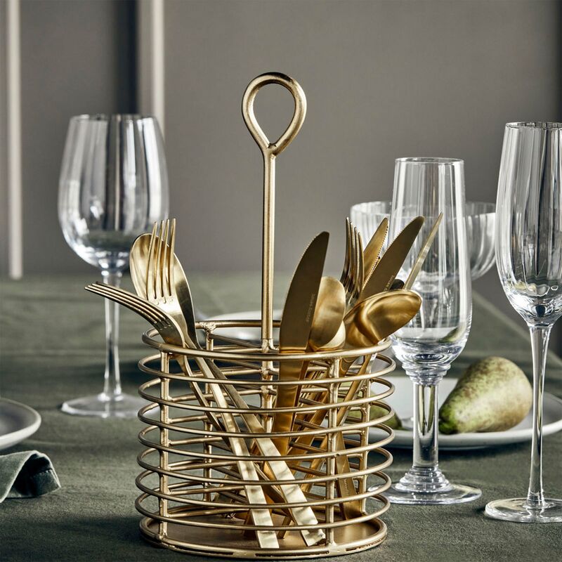 Lela opbevaring, antik messing