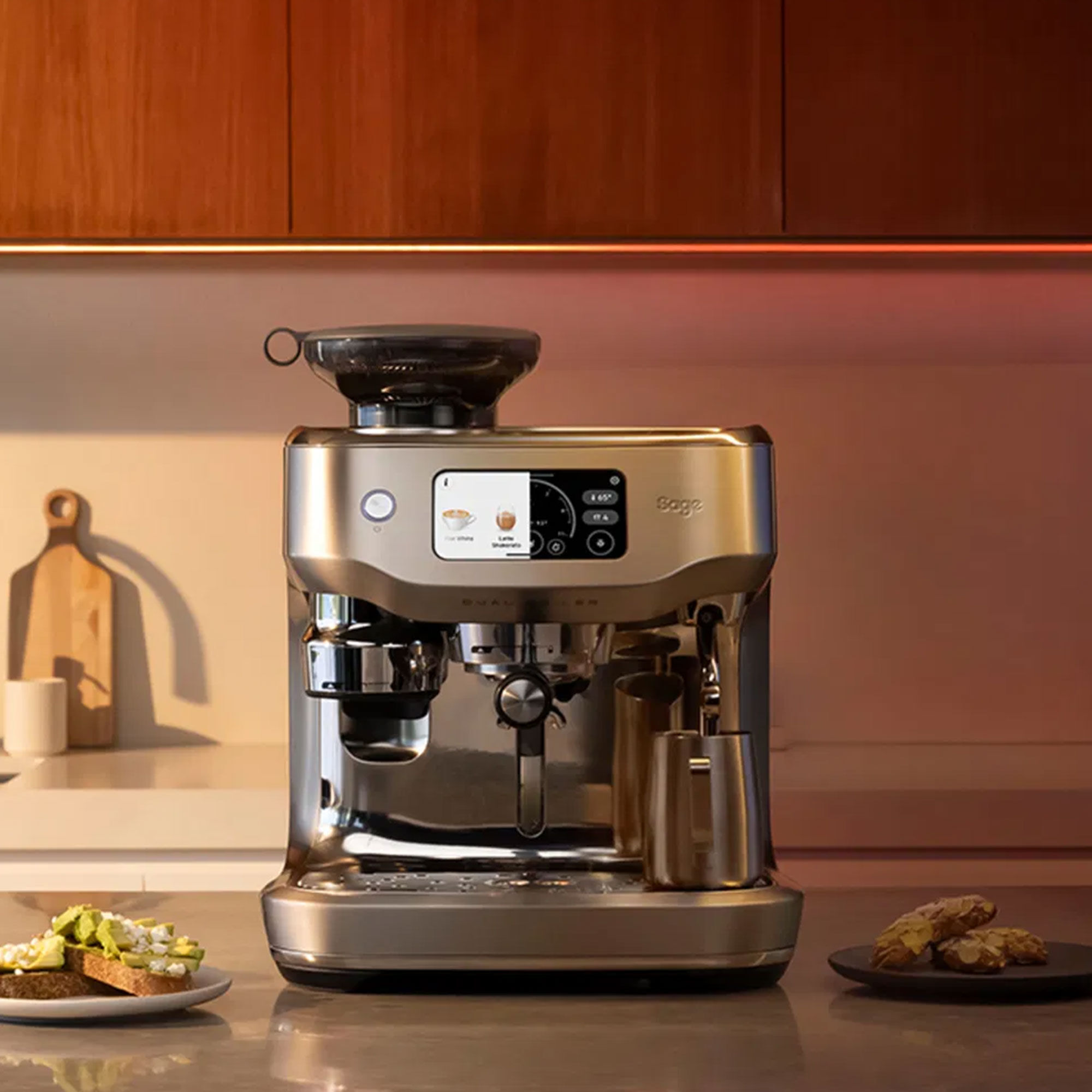 SES995BSS Oracle Dual Boiler espressomaskine, rustfrit stål