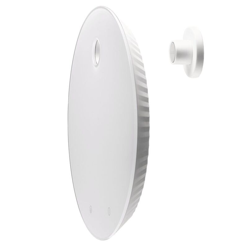 Plissé kjøkkenvekt, hvit