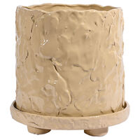 Muddy L kruka 23 x 23,5 cm, beige