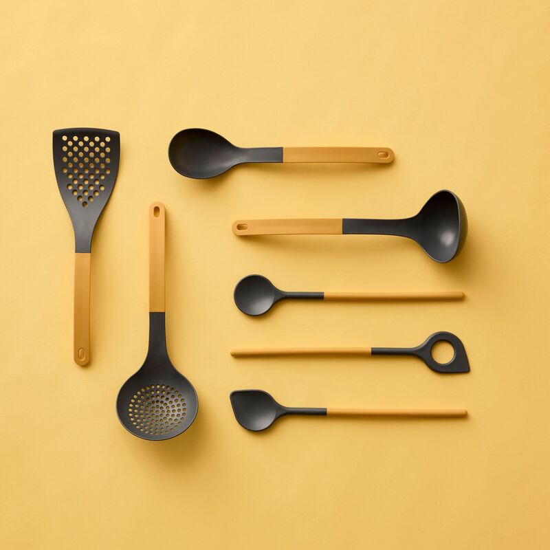 Optima reikäkauha 32 cm, curry