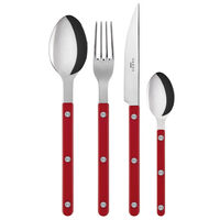 Sabre Bistrot Solid bestickset 16 delar, röd
