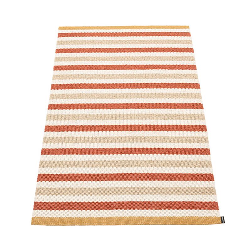 Teo matto 70 cm x 120 cm, brick/beige/vanilla