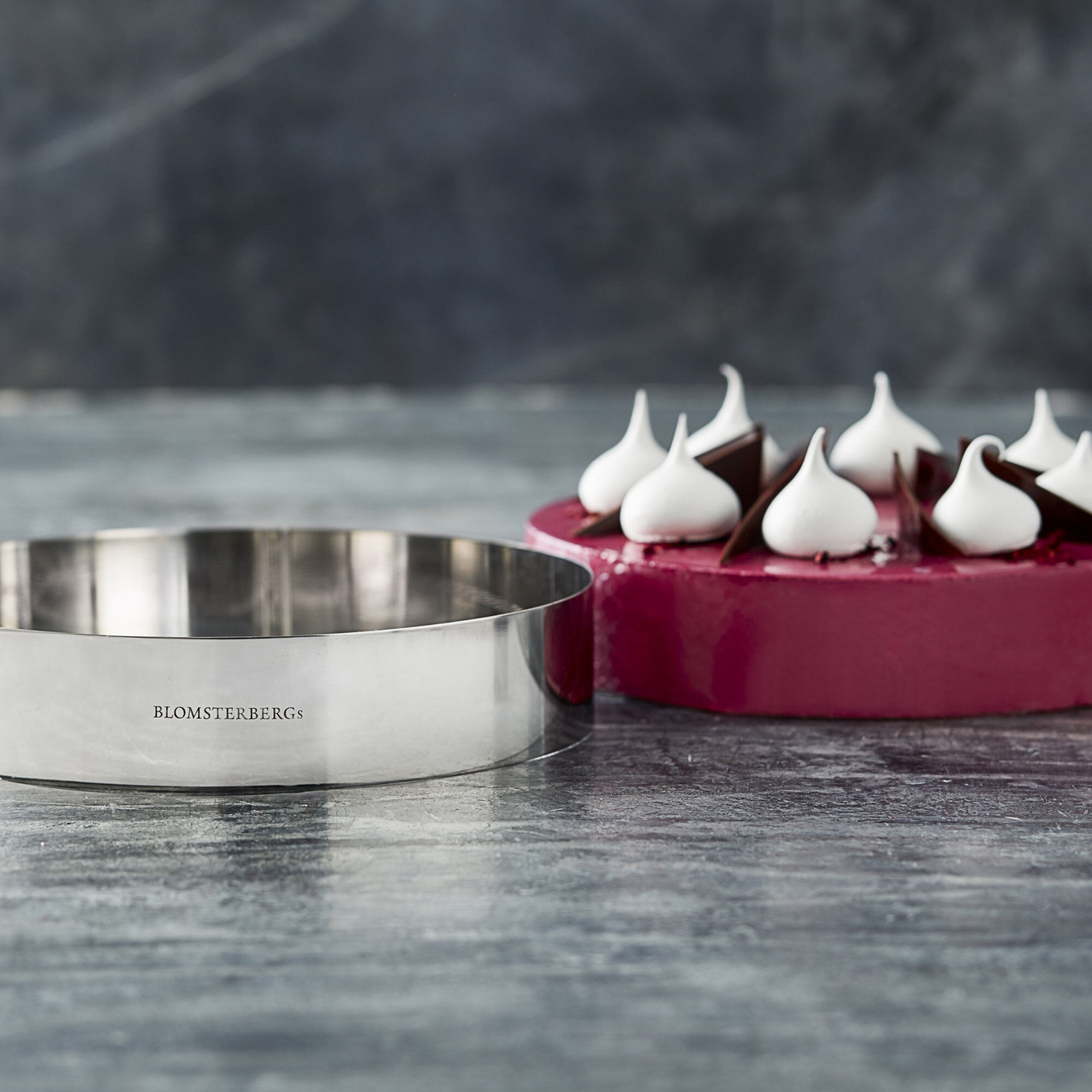 Alternativ bild 1 för Blomsterbergs Tårtring 24 cm Rostfri