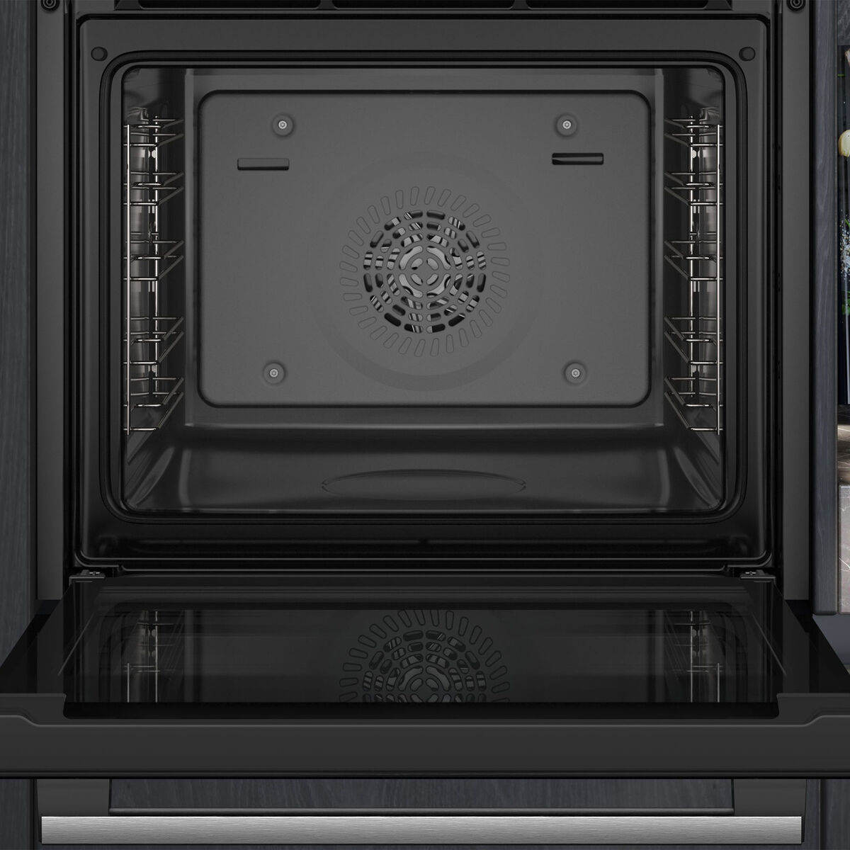 HR532GBS3 erillisuuni höyrytoiminnolla 60 × 60 cm, ruostumaton teräs