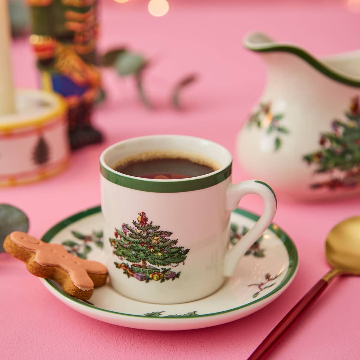 Christmas Tree espressokupit 4 kpl