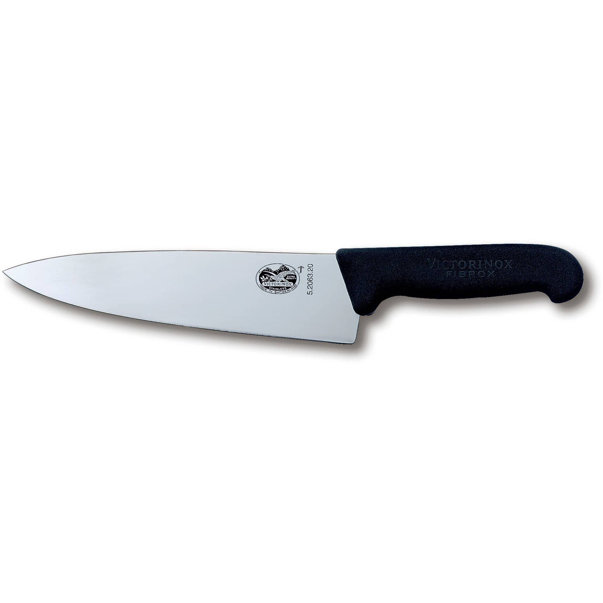 Fibrox kokkekniv ekstra bred 20 cm Rustfritt stål