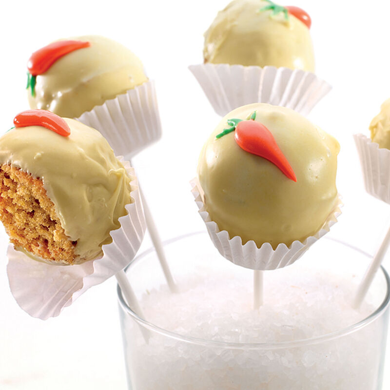 Cake Pops-pinnar 50 st, vit