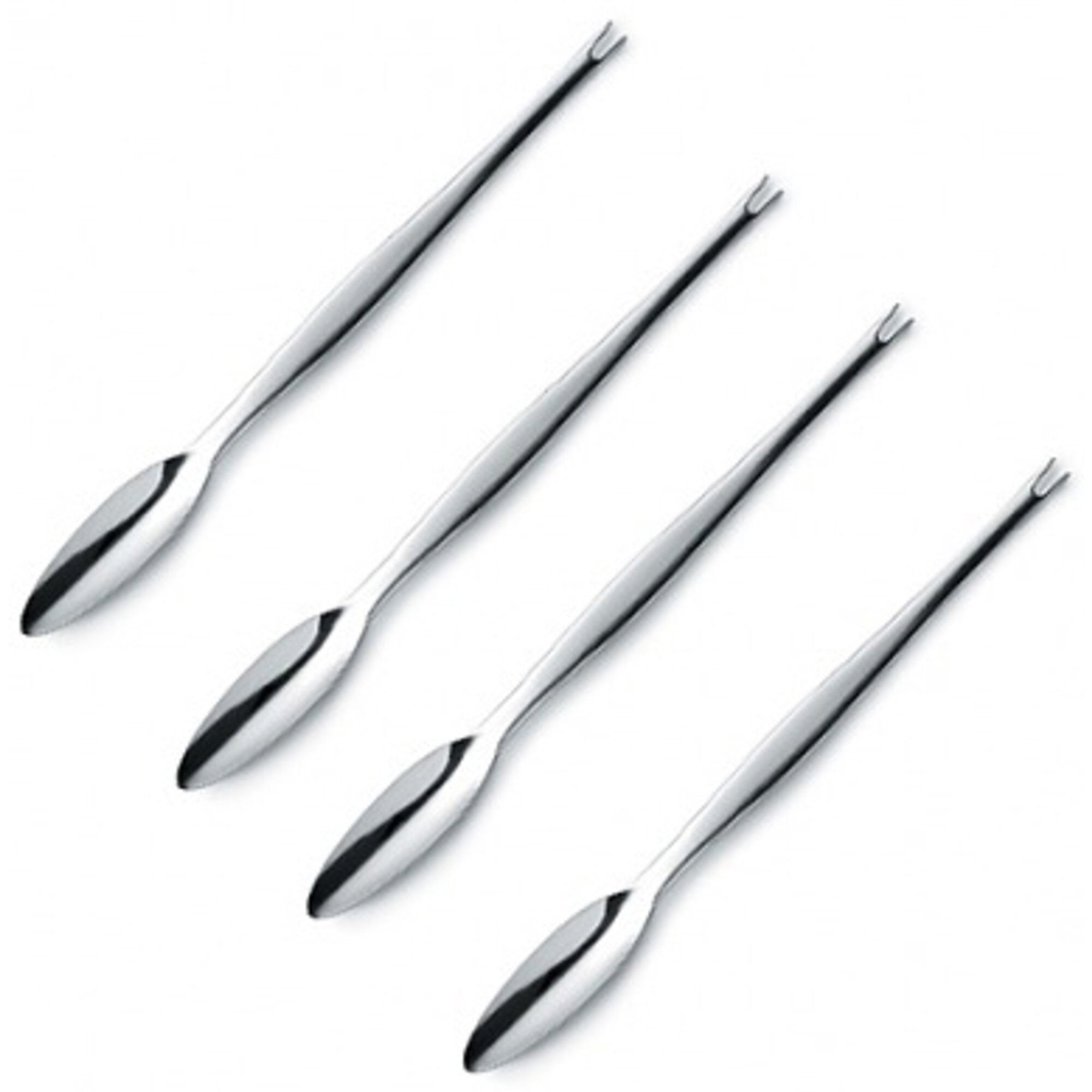 Gense Lobster fork Focus Steel 20.6 cm 4 pieces Black/Matte steel