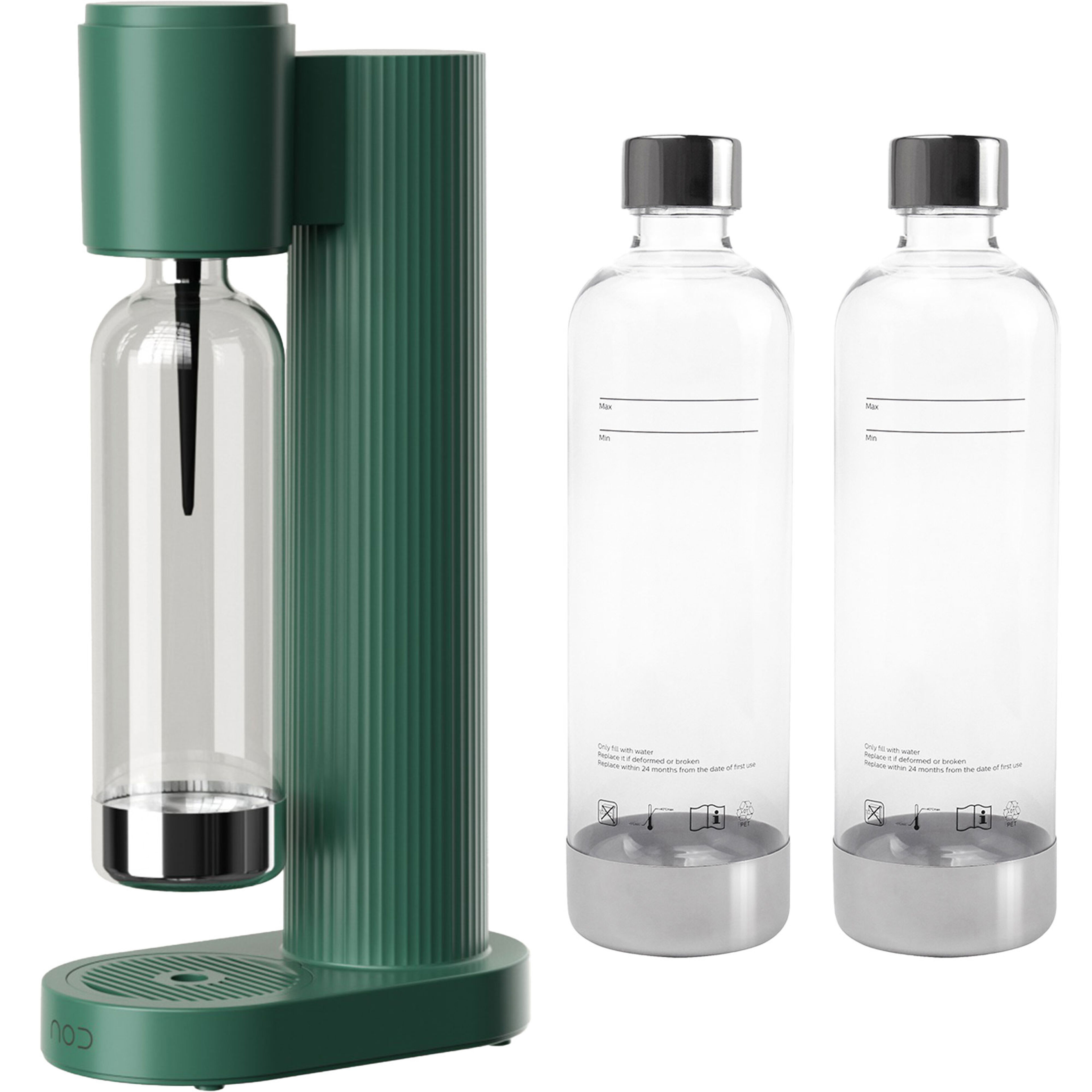 NOD Kulsyremaskine Forest green + 2 ekstra flasker