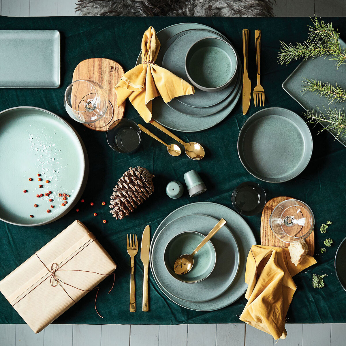 Tallrik 20 cm Northern green