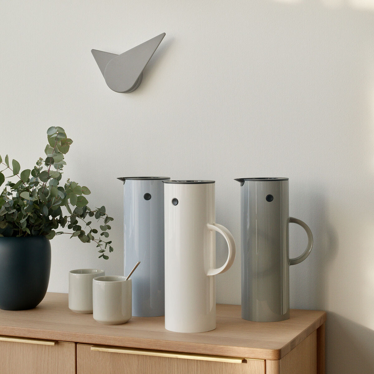 EM77 Termoskanne 1 liter - Light Grey
