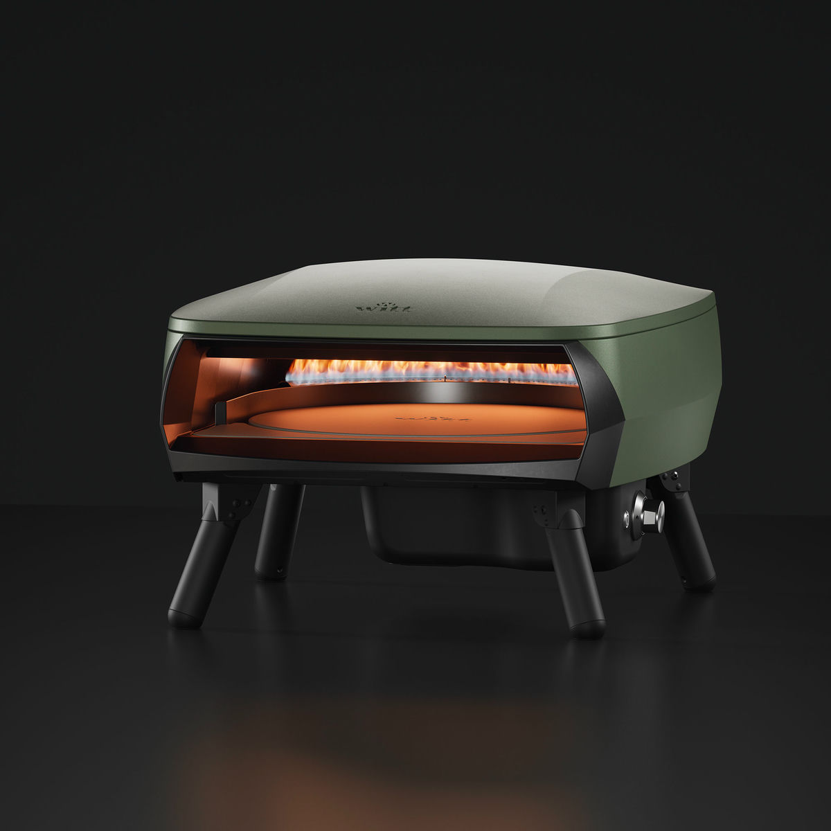 Witt Piccolo Rotante pizzaovn 16", svart