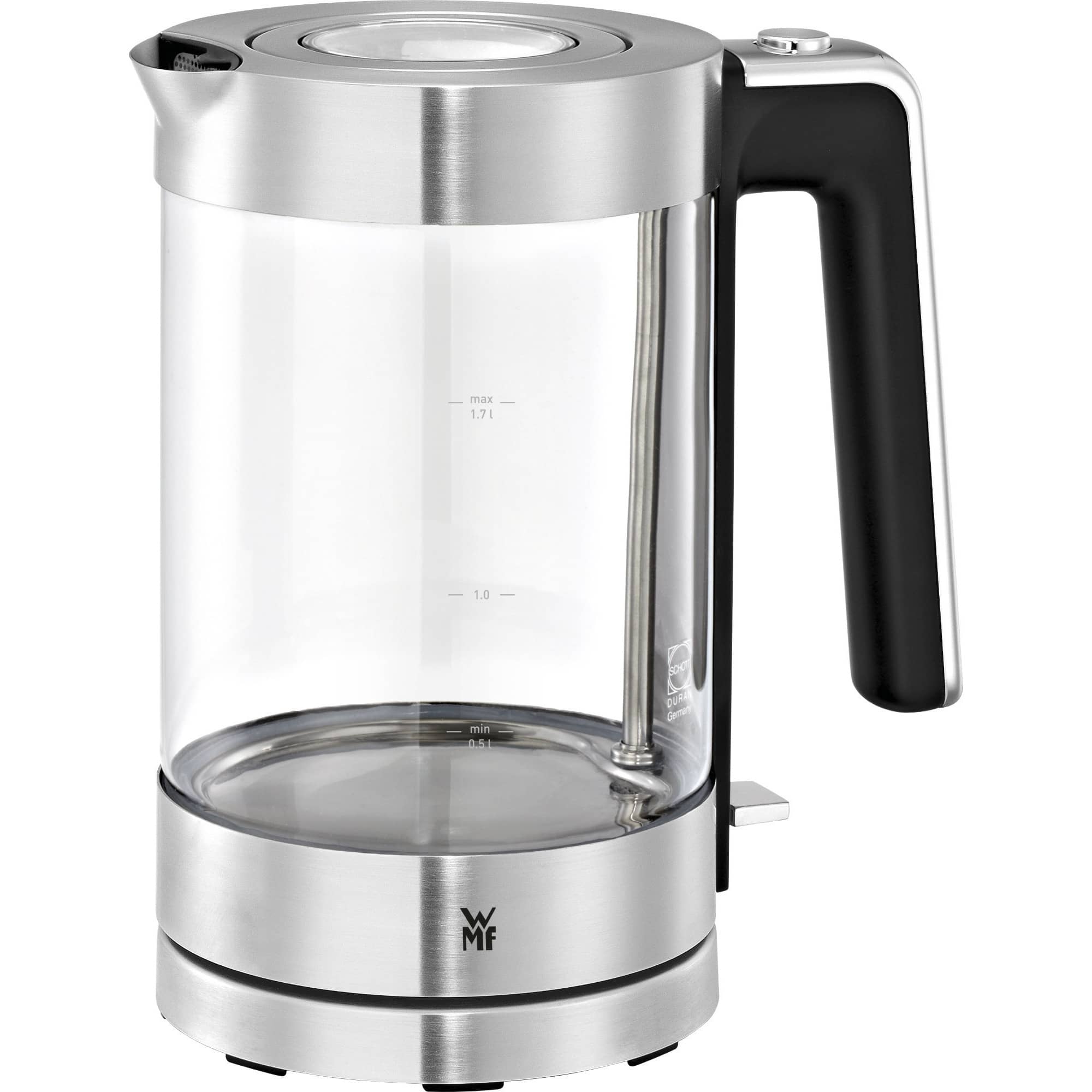 Vannkoker LONO 1.7 l - Svart/rustfritt stål - 3000 W