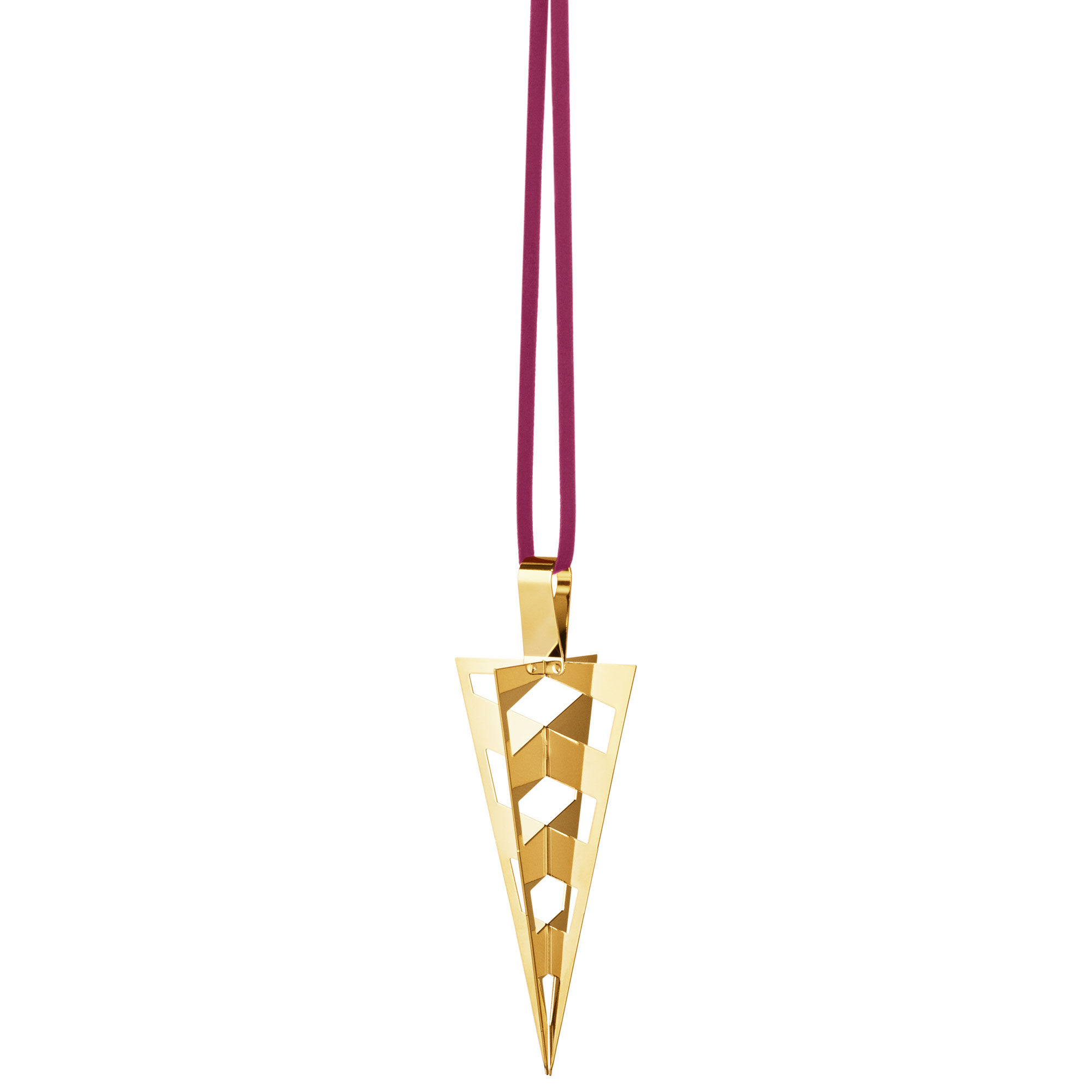 Georg Jensen CC 2025 Strut julprydnad, 18K guldplätering