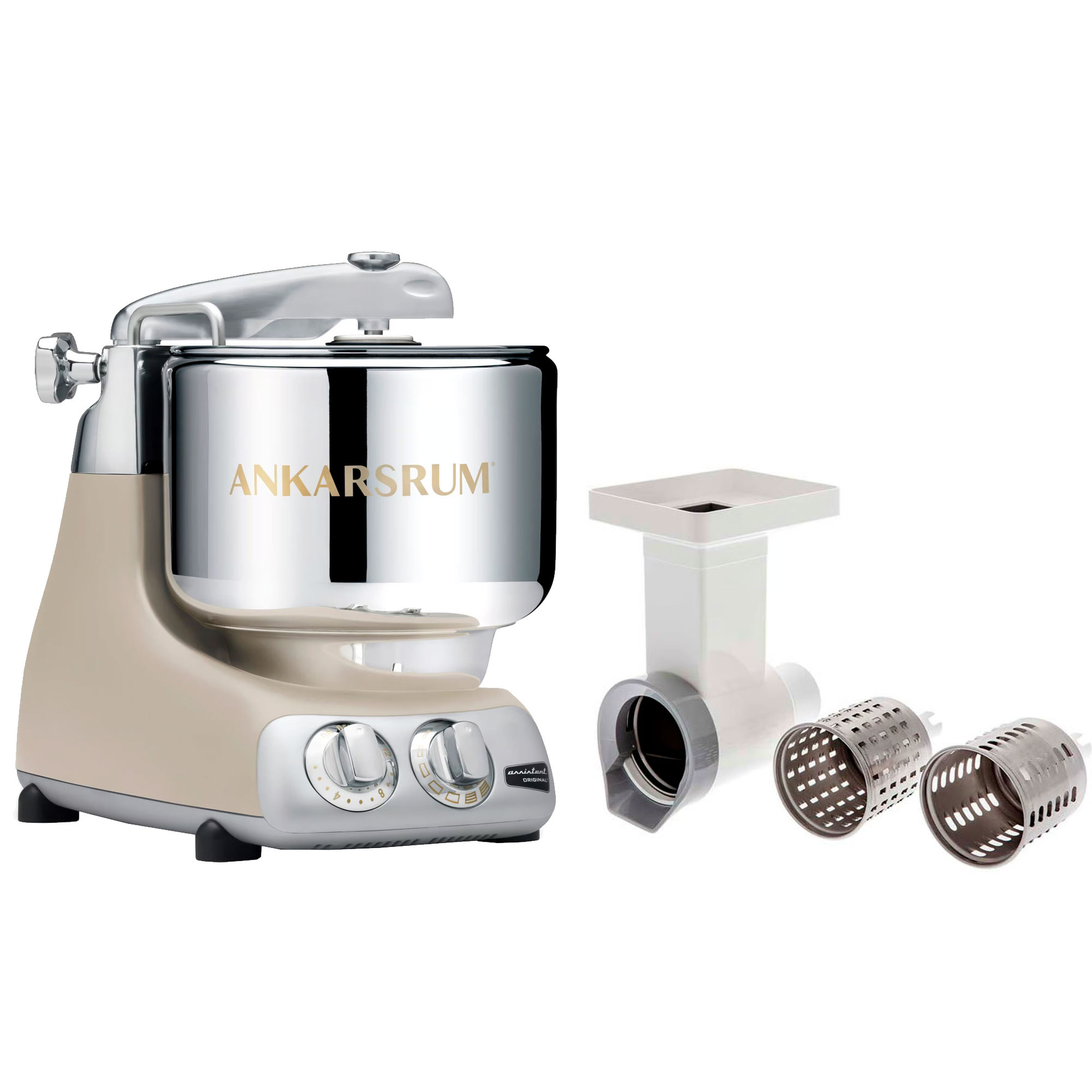 Ankarsrum Assistent Original AKM6230 Harmony Beige + Vihannesleikkuri