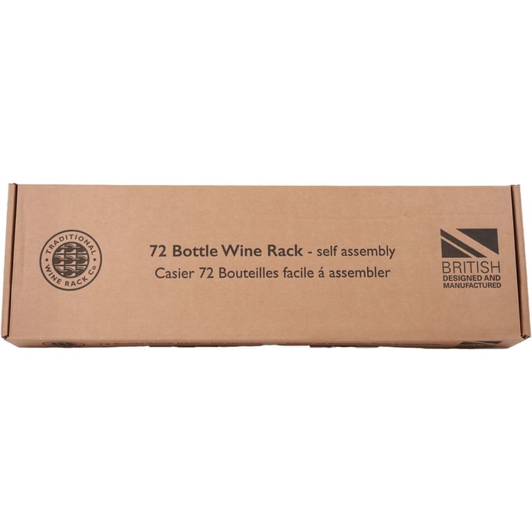 Black Ash -viinipulloteline, 72 pulloa