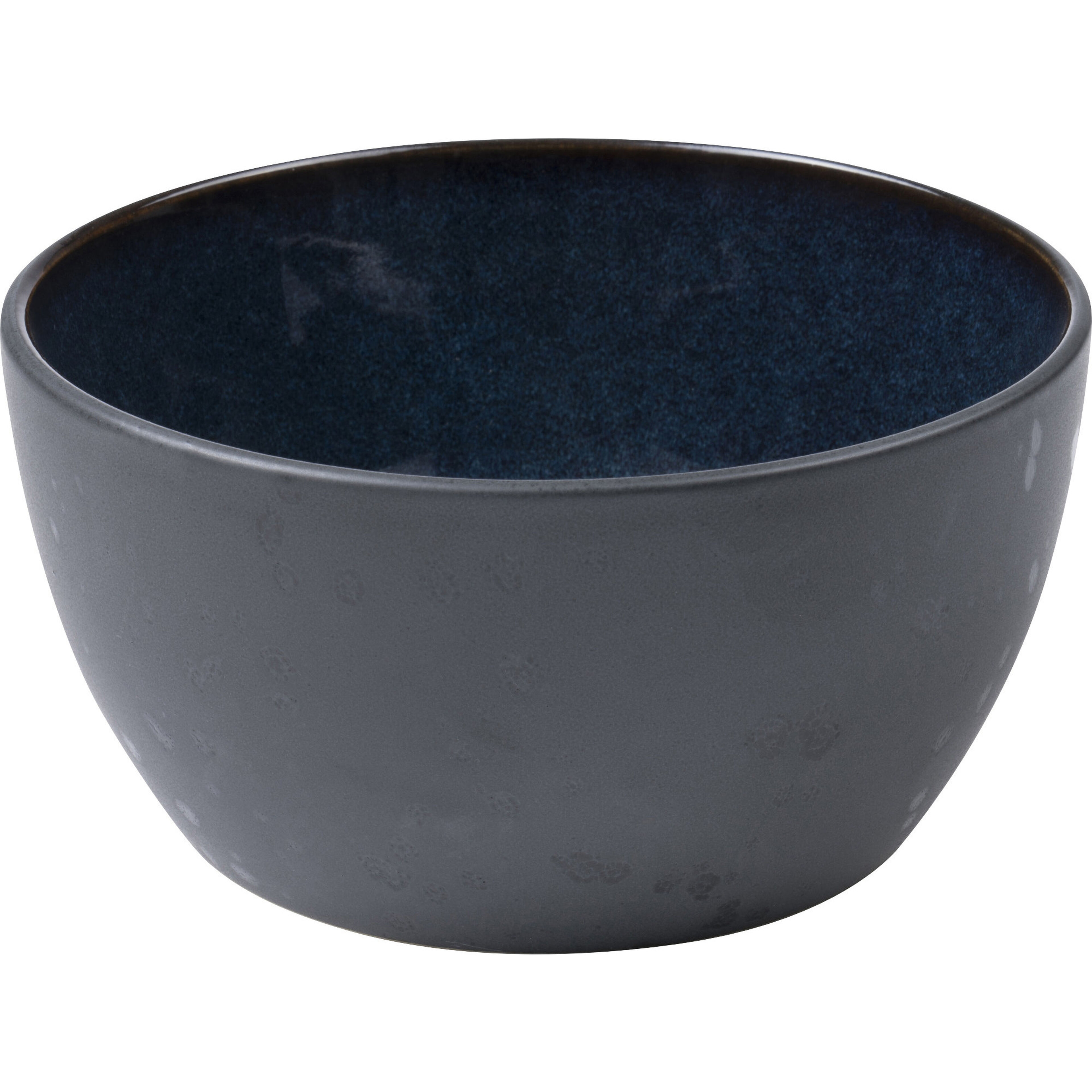 Skål 14 cm Svart Mörkblå