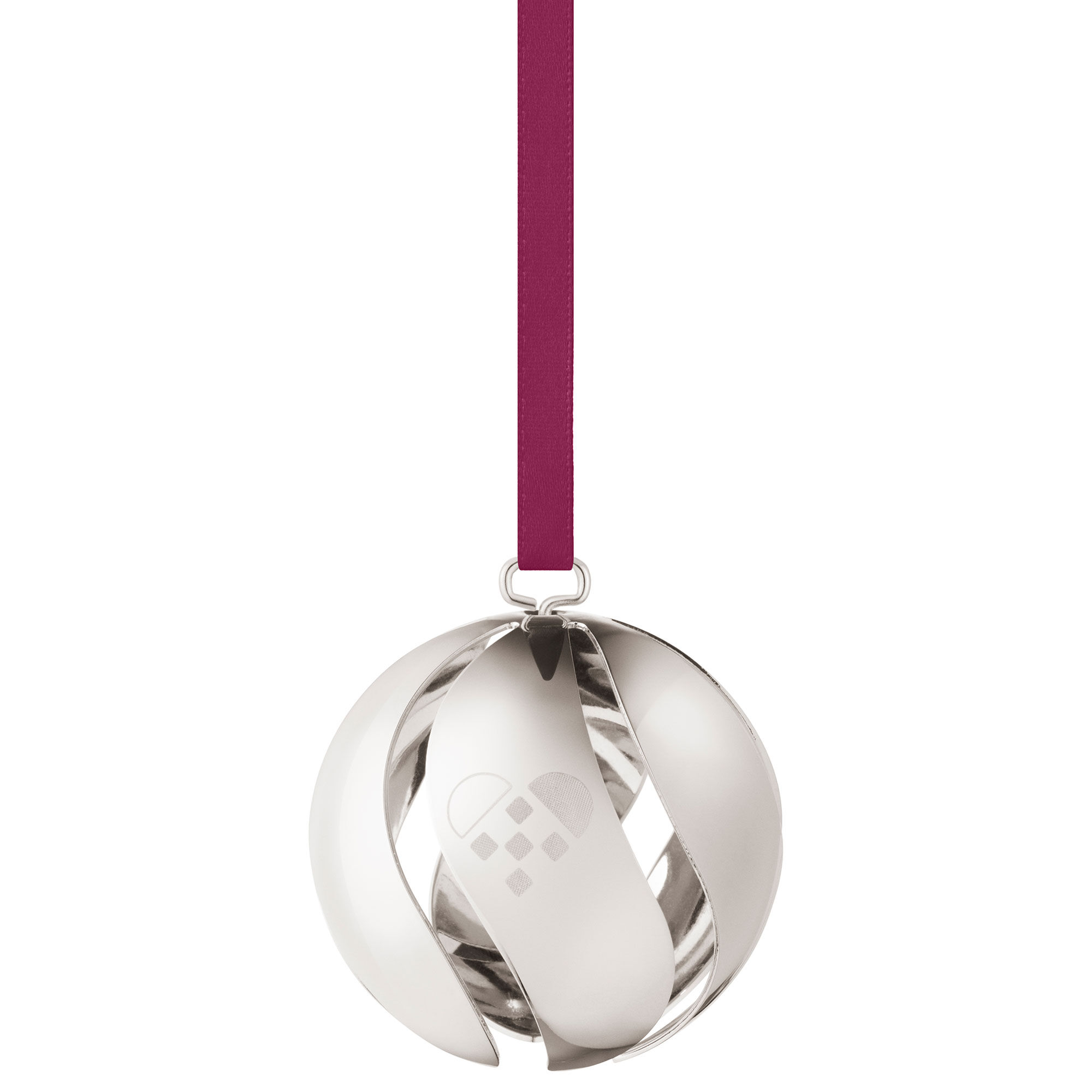 Georg Jensen CC 2025 Julekule, palladiumbelagt messing