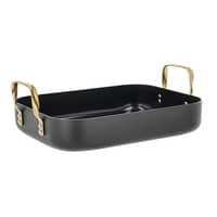 Holm Brasserie bageform 34 x 26 x 8 cm, sort