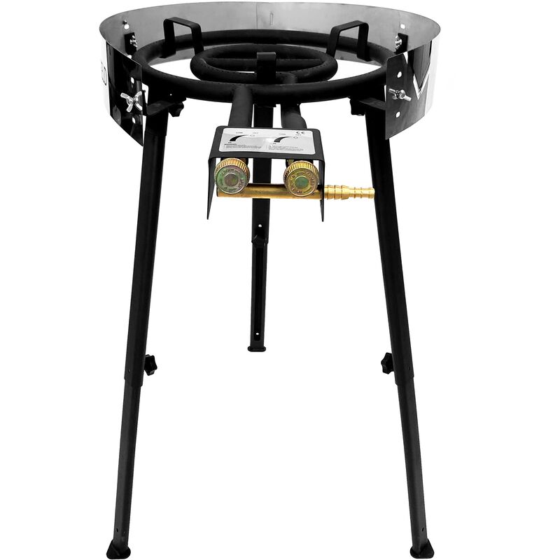 Gasbrænder med 2 ringe