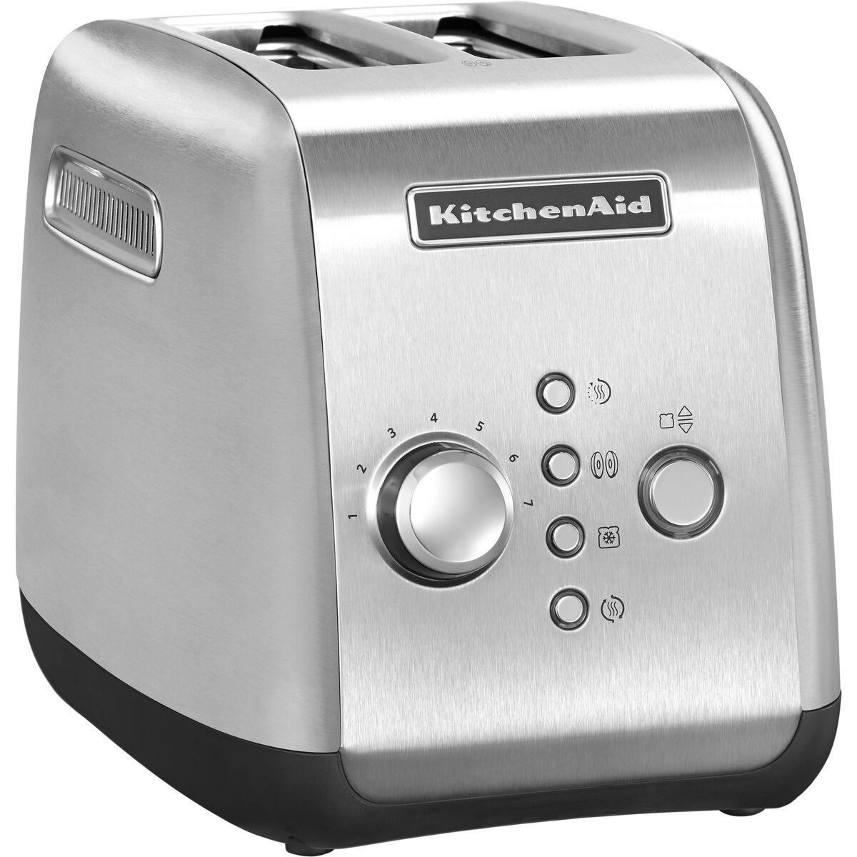 Brödrost 2-skivor rostfritt stål