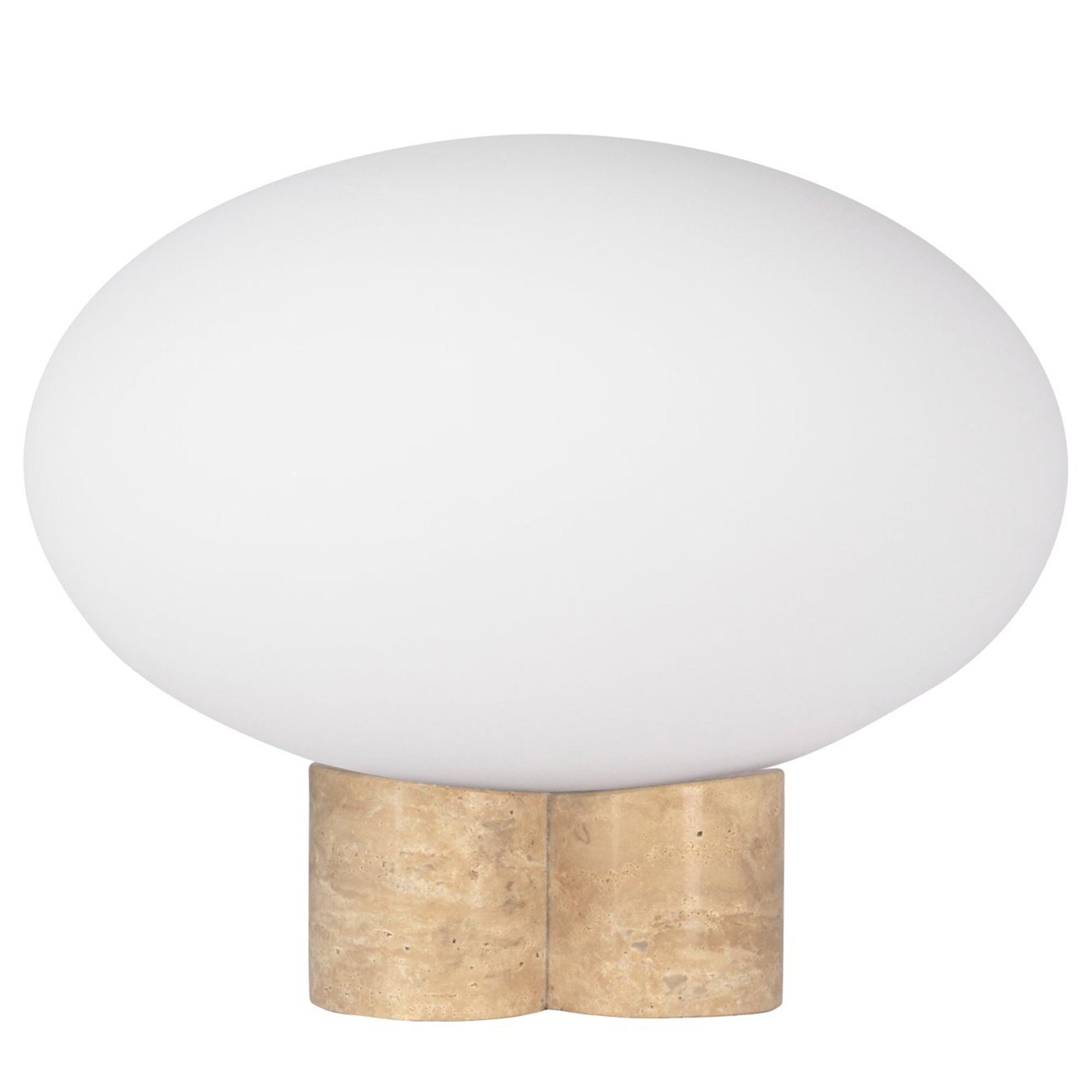 Mammut Bordlampe Travertin