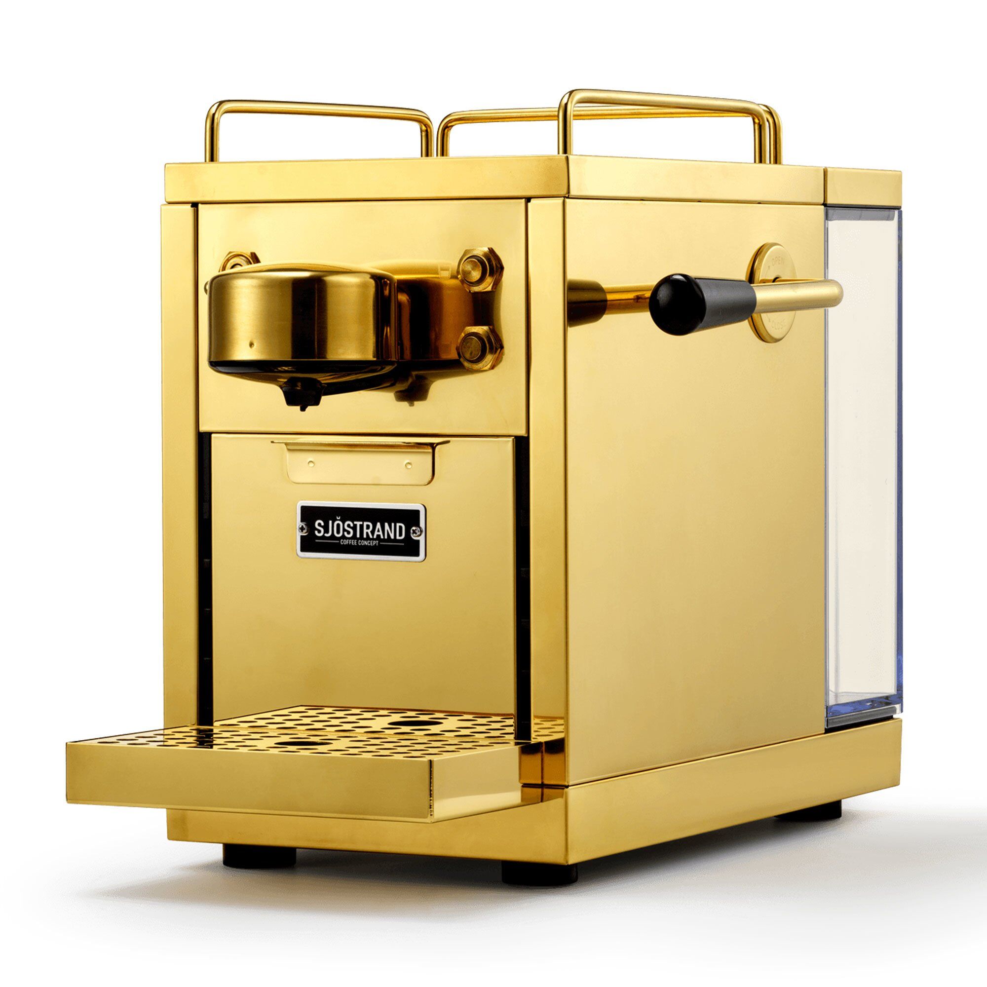 Alternativ bild 1 för Sjöstrand - Espressomaskin för kapslar Mässing