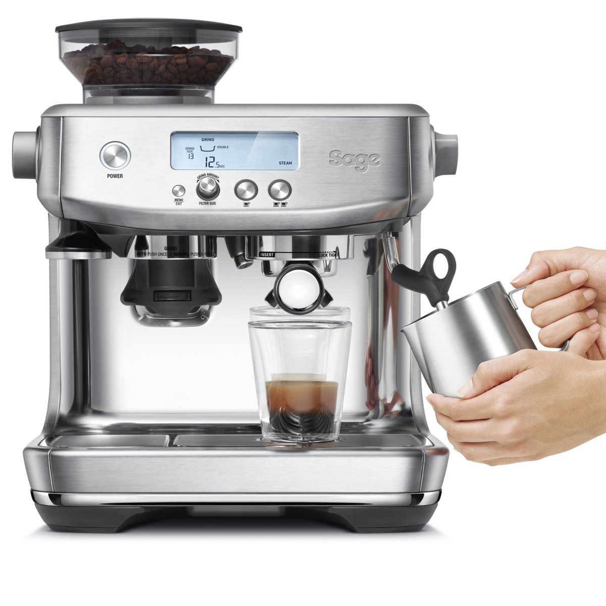 SES878BSS Barista Pro Espressomaskine Stål