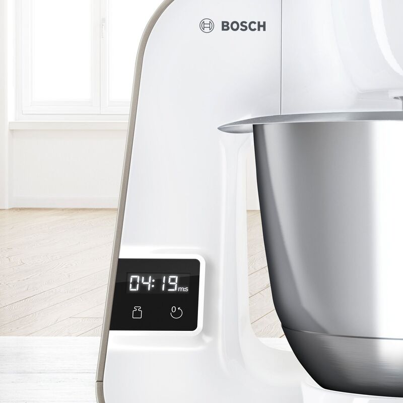 Serie 4 MUM5XW20 köksmaskin, 1000 W, vit/champagne