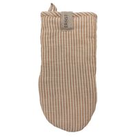 Ovnhandske stribet, karamel/beige