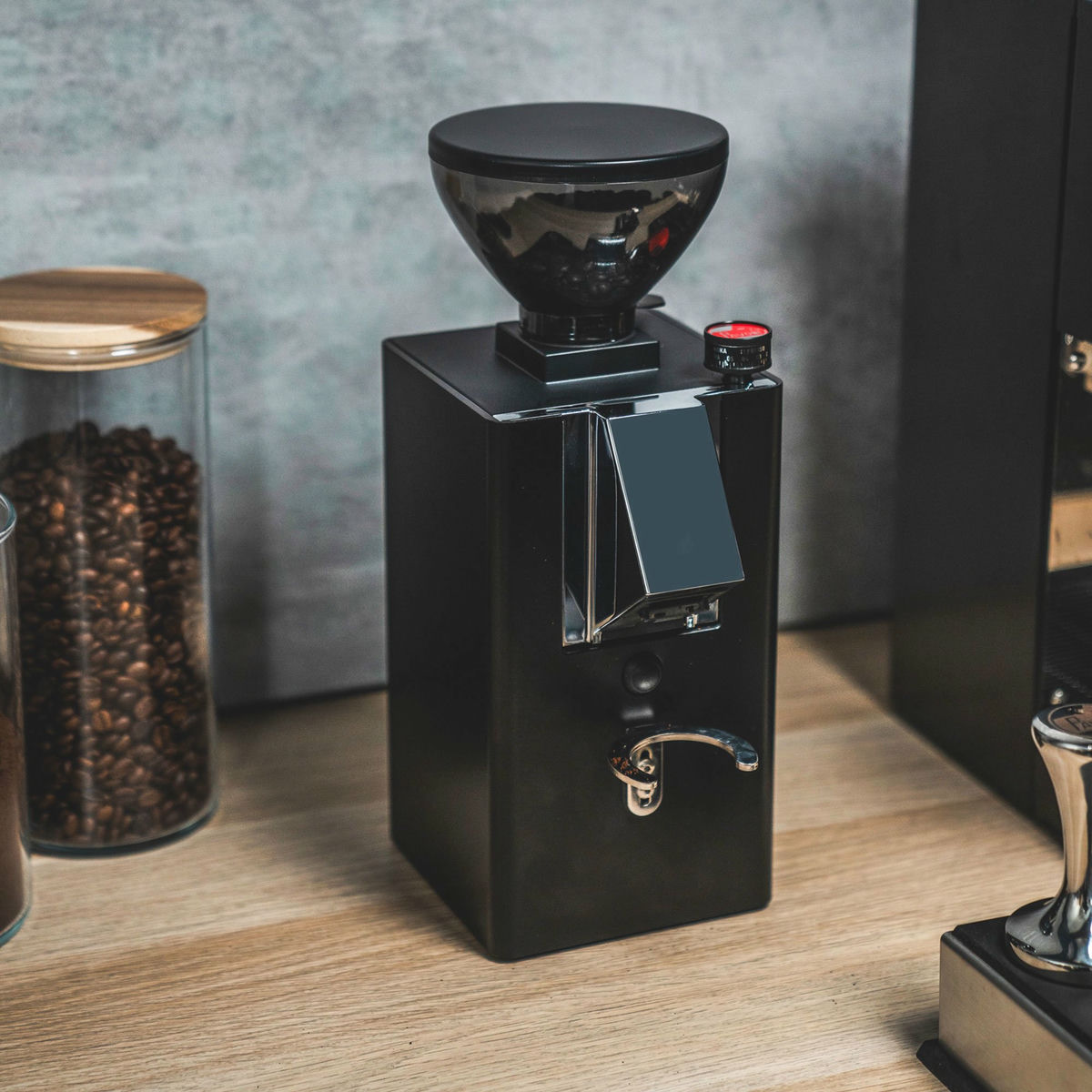 Kube Mill elektrisk kaffekvern, svart