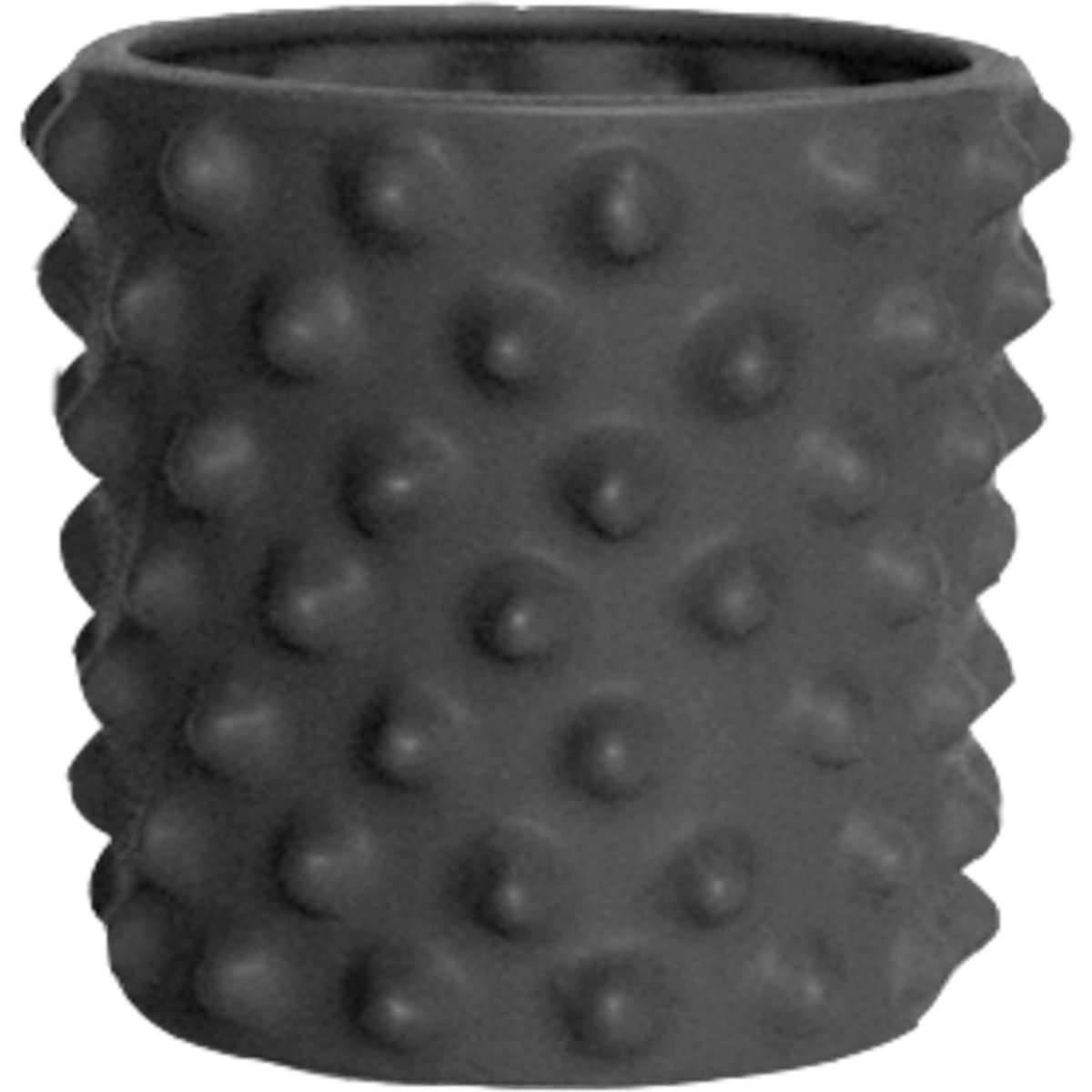 Cloudy kruka, mini, mörkgrå
