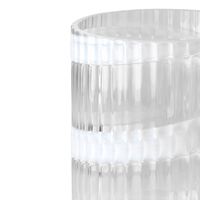 Swirl vase 20,5 cm, hvid