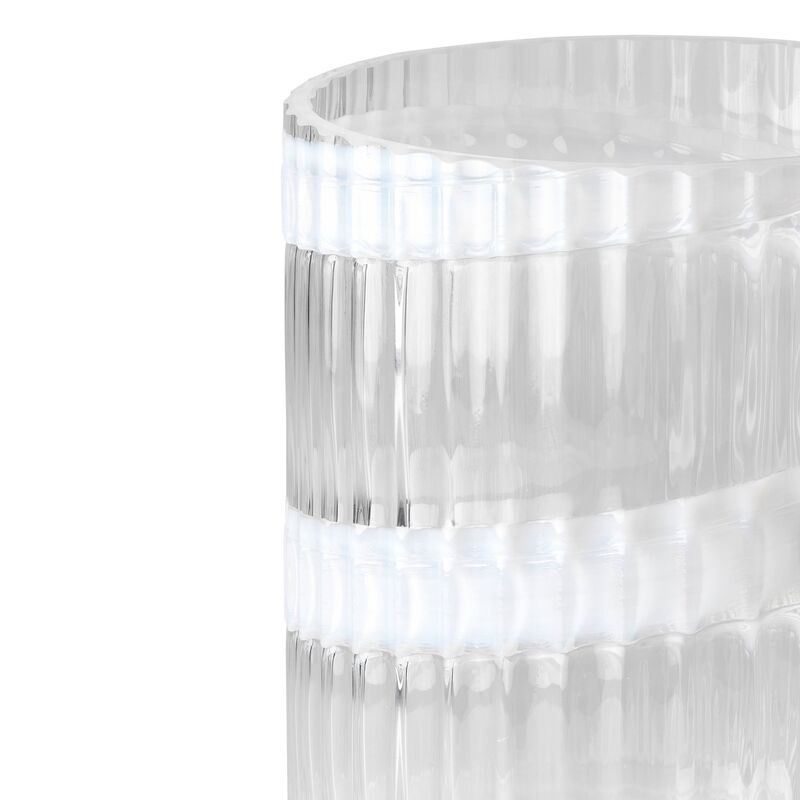 Swirl vase 20,5 cm, hvid