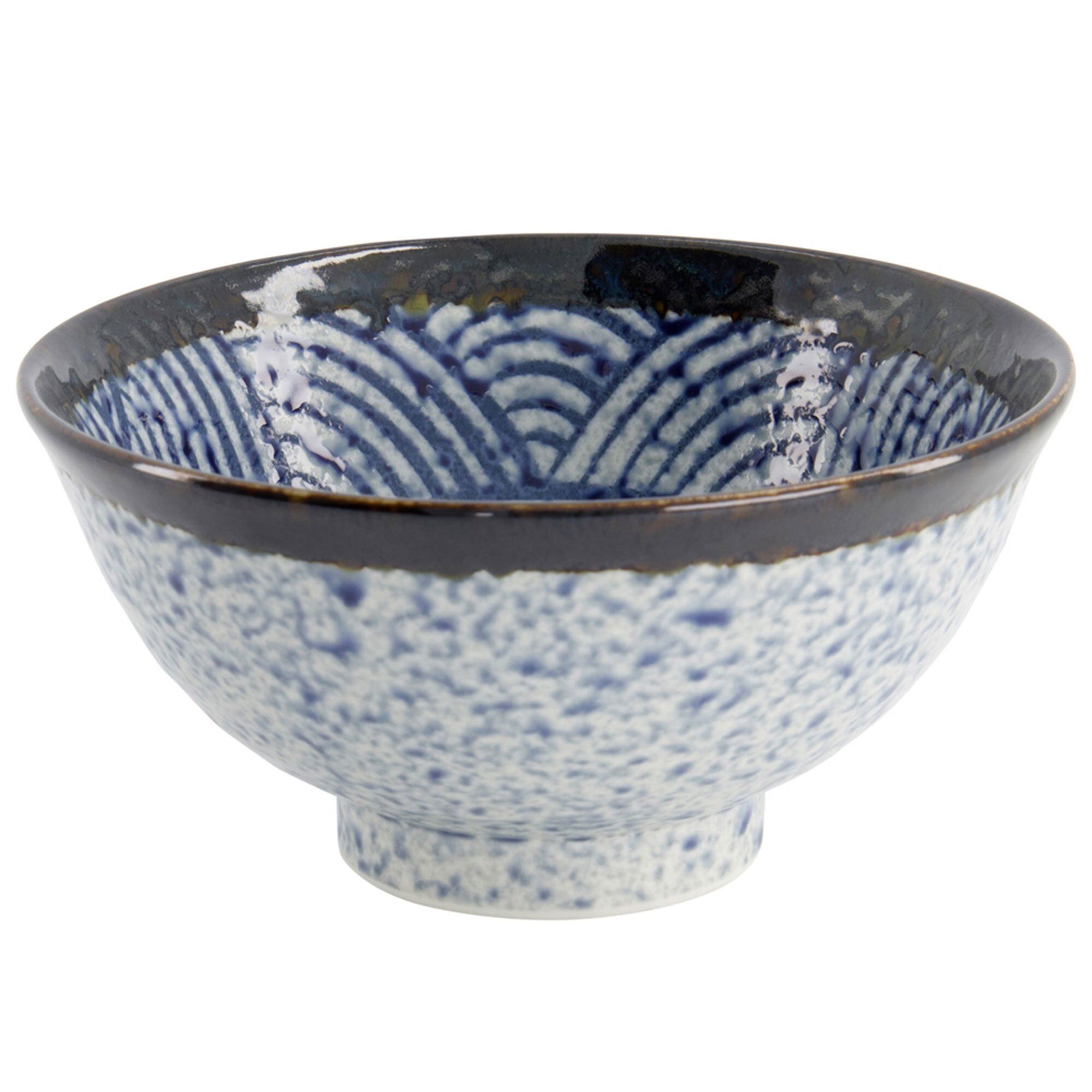 Tokyo design studio Aisai Seigaiha risskål 600 ml