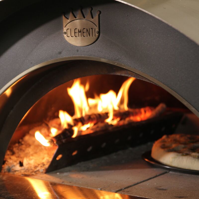 Pulcinella Brændefyret Pizzaovn 100x80 cm. Antracit