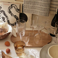 Broste Hammered Hvidvinsglas, klar