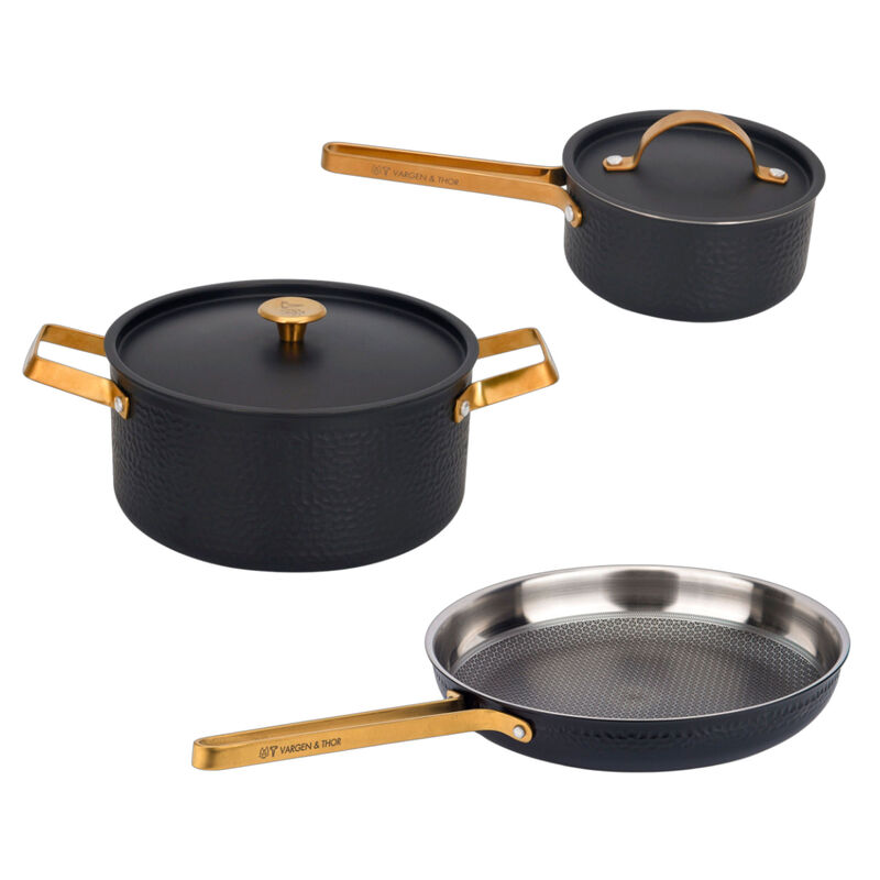 Vargen & Thor Arvet.2 gryt- & stekset 3 delar